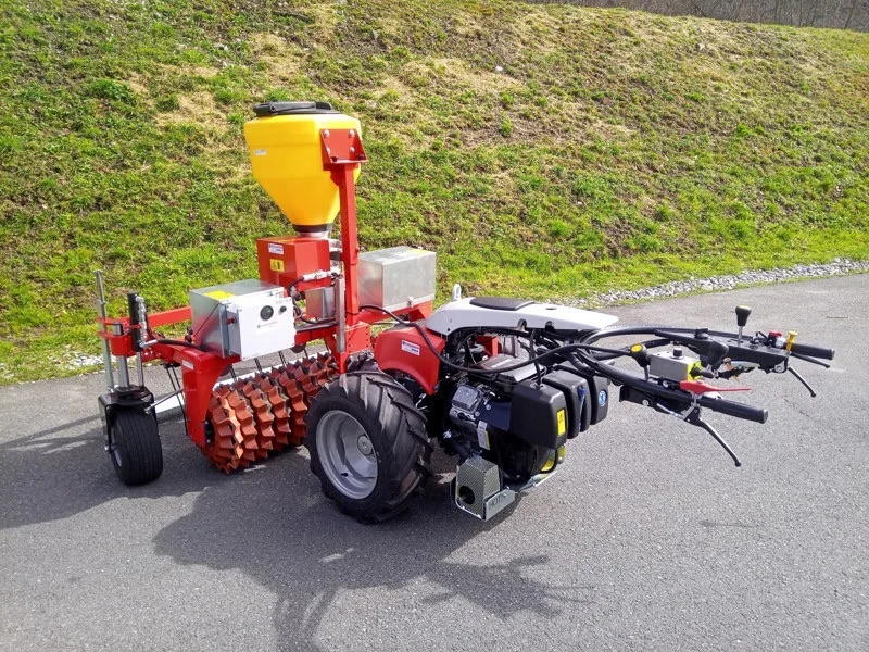 Übersaatgerät Seeber GreenMax von hinten